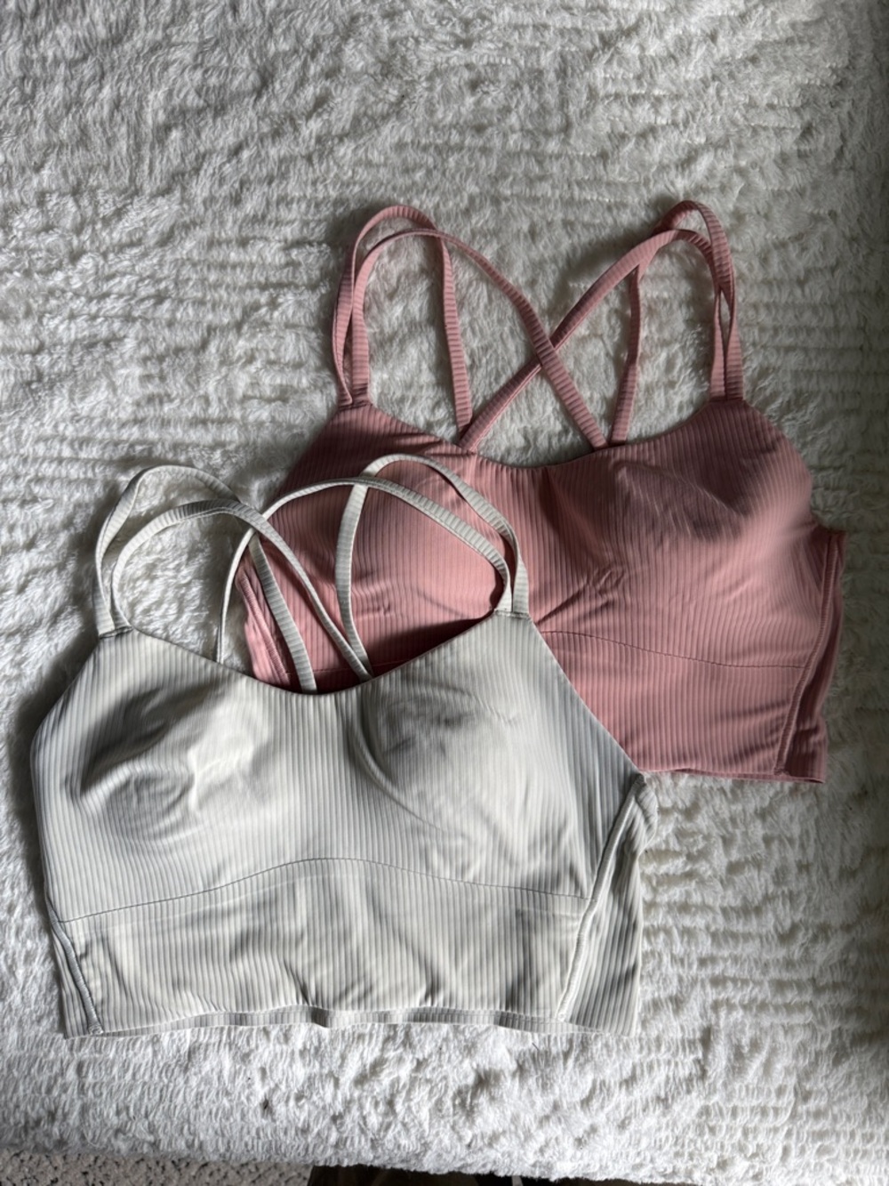 Lululemon scuba longline sports bras (set of two)